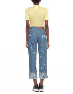 Free Shipping - GCDS Denim Pants For Women Blue -GCDS Sales Shop unnamed file 1065