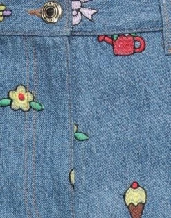 Free Shipping - GCDS Denim Pants For Women Blue -GCDS Sales Shop unnamed file 1066