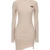 Discount - GCDS Short Dress For Women Beige -GCDS Sales Shop unnamed file 1180