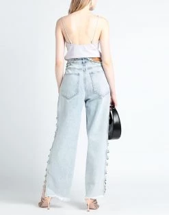 Free Shipping - GCDS Denim Pants For Women Blue -GCDS Sales Shop unnamed file 1205