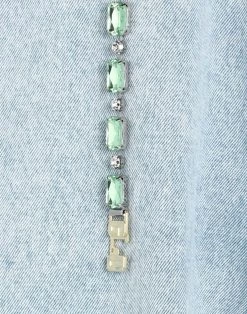 Free Shipping - GCDS Denim Pants For Women Blue -GCDS Sales Shop unnamed file 1206