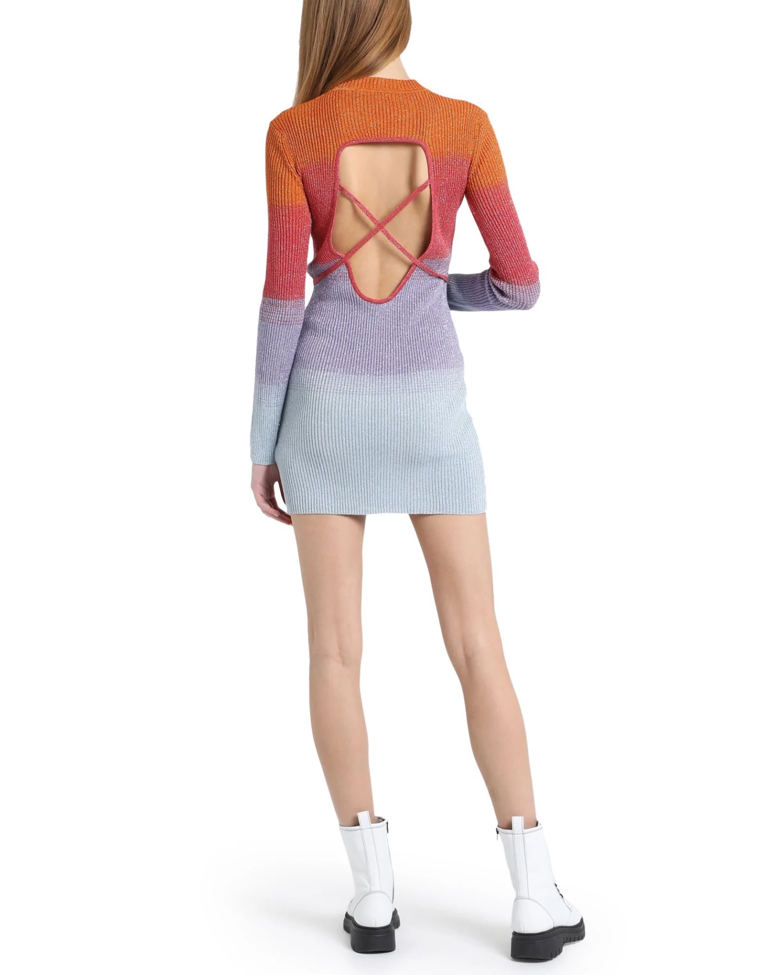 Free Shipping - GCDS Elegant Dress For Women Red 5 Free Shipping - GCDS Elegant Dress For Women Red - Image 3