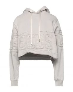 Flash Sale - GCDS Hooded Sweatshirt For Women Dove Grey