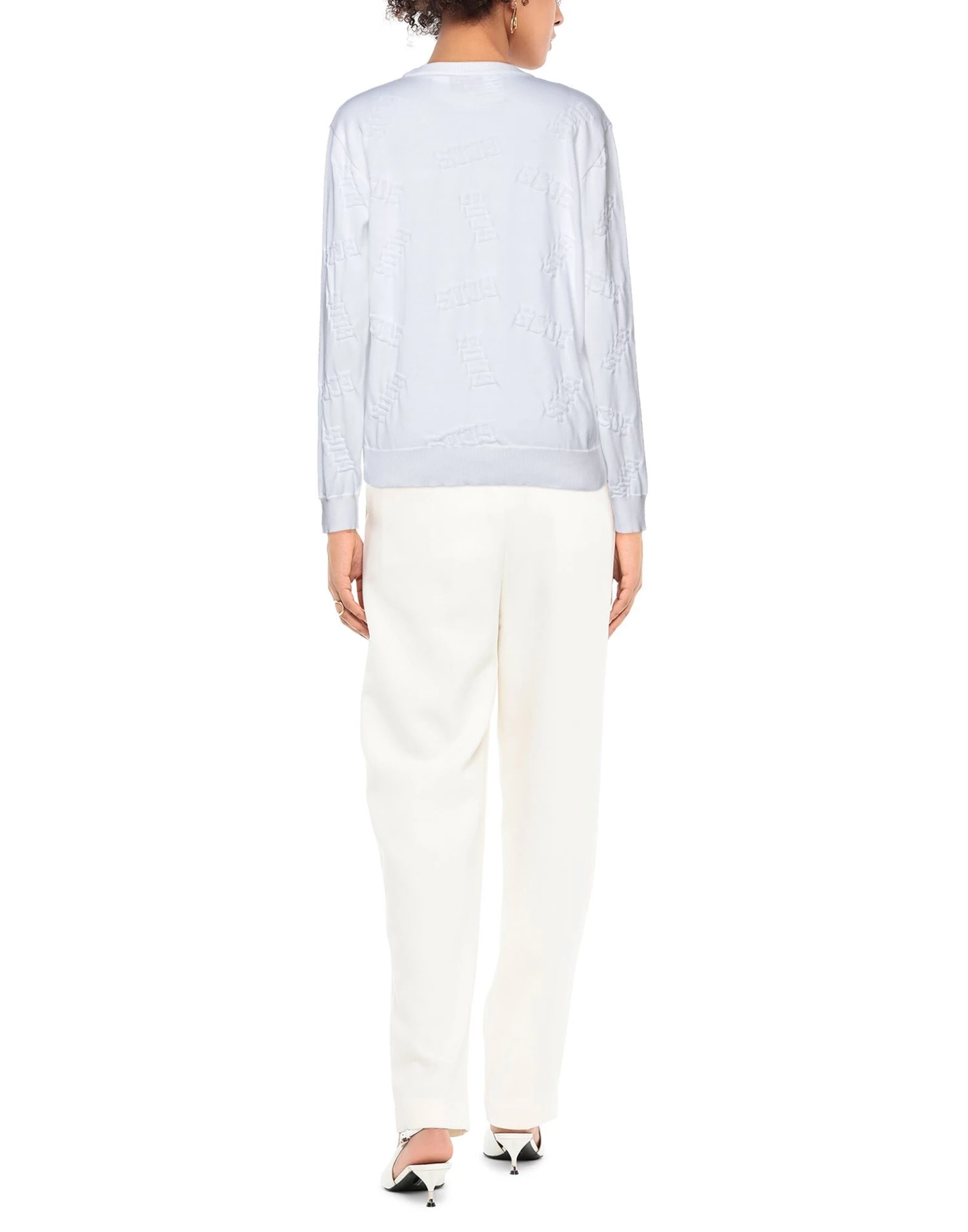 Flash Sale - GCDS Sweater For Women White 5 Flash Sale - GCDS Sweater For Women White - Image 3