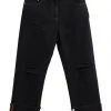 Free Shipping - GCDS Denim Pants For Women Black -GCDS Sales Shop unnamed file 1392