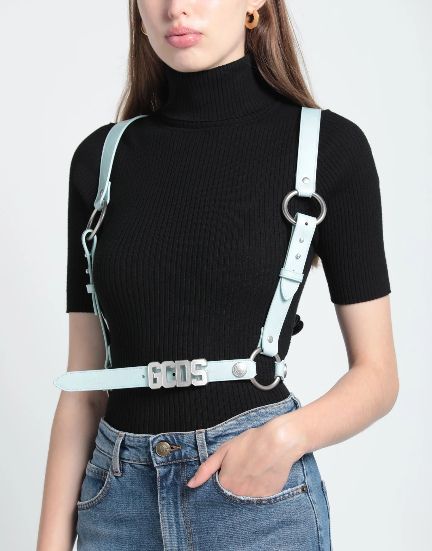 Flash Sale - GCDS Top For Women Sky Blue 4 Flash Sale - GCDS Top For Women Sky Blue - Image 2