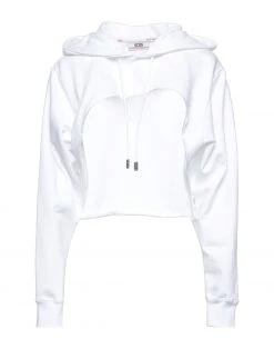 On Sale - GCDS Hooded Sweatshirt For Women White