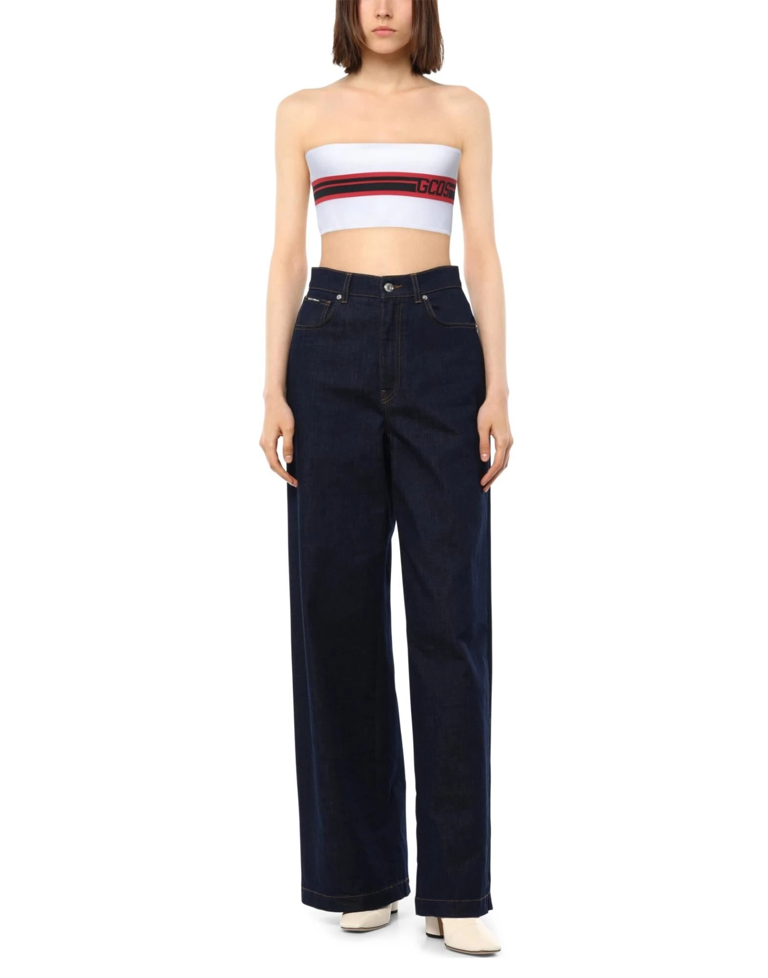 Best Price - GCDS Crop Top For Women White 4 Best Price - GCDS Crop Top For Women White - Image 2