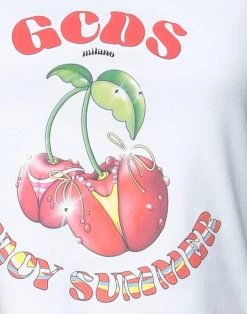 Free Shipping - GCDS Top For Women White -GCDS Sales Shop unnamed file 1544