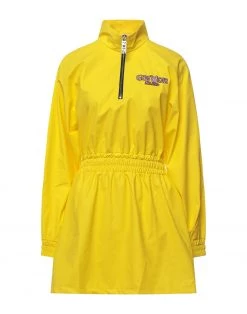Best Price - GCDS Short Dress For Women Yellow