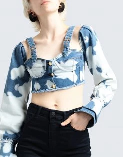 Shipping Included - GCDS Top For Women Blue -GCDS Sales Shop unnamed file 1764