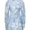 Best Price - GCDS Short Dress For Women Sky Blue -GCDS Sales Shop unnamed file 1897