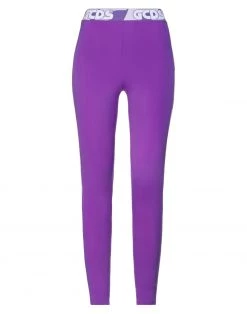 Discount - GCDS Leggings For Women Purple