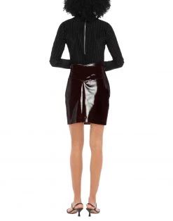 Discount - GCDS Mini Skirt For Women Maroon -GCDS Sales Shop unnamed file 204