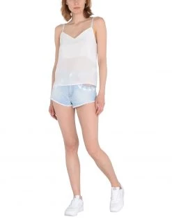 Free Shipping - GCDS Denim Shorts For Women Blue -GCDS Sales Shop unnamed file 2147