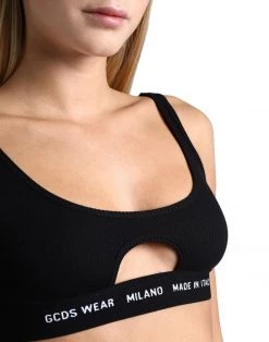 The Surprise Price - GCDS Bra For Women Black -GCDS Sales Shop unnamed file 2225