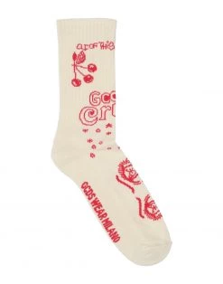 Best Price - GCDS Socks & Tights For Women Maroon -GCDS Sales Shop unnamed file 2234