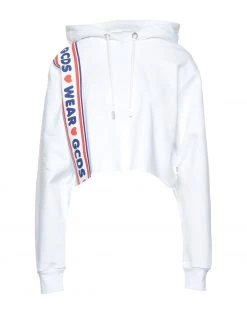 The Surprise Price - GCDS Hooded Sweatshirt For Women White -GCDS Sales Shop unnamed file 267