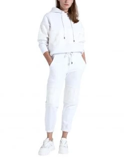 Best Price - GCDS Hooded Sweatshirt For Women White -GCDS Sales Shop unnamed file 286
