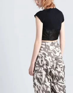 Discount - GCDS Crop Top For Women White -GCDS Sales Shop unnamed file 371