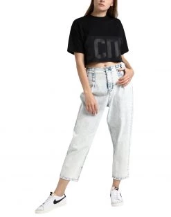 On Sale - GCDS Crop Top For Women Black -GCDS Sales Shop unnamed file 420