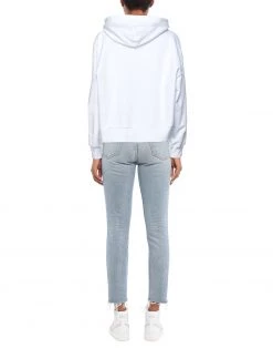 Flash Sale - GCDS Hooded Sweatshirt For Women White -GCDS Sales Shop unnamed file 45