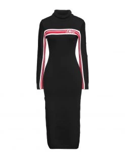 Free Shipping - GCDS Midi Dress For Women Black