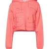Free Shipping - GCDS Hooded Sweatshirt For Women Salmon Pink -GCDS Sales Shop unnamed file 649