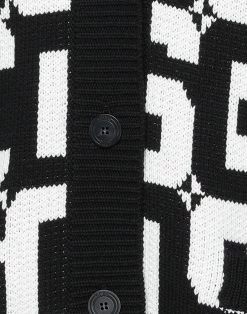 Shipping Included - GCDS Cardigan For Women Black -GCDS Sales Shop unnamed file 757