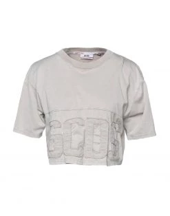 Free Shipping - GCDS T-shirt For Women Beige