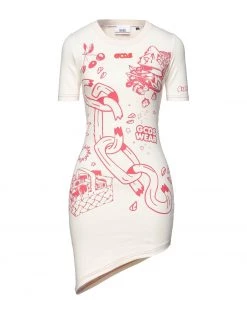 Shipping Included - GCDS Short Dress For Women Beige -GCDS Sales Shop unnamed file 828
