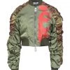 Free Shipping - GCDS Bomber For Women Military Green -GCDS Sales Shop unnamed file 841