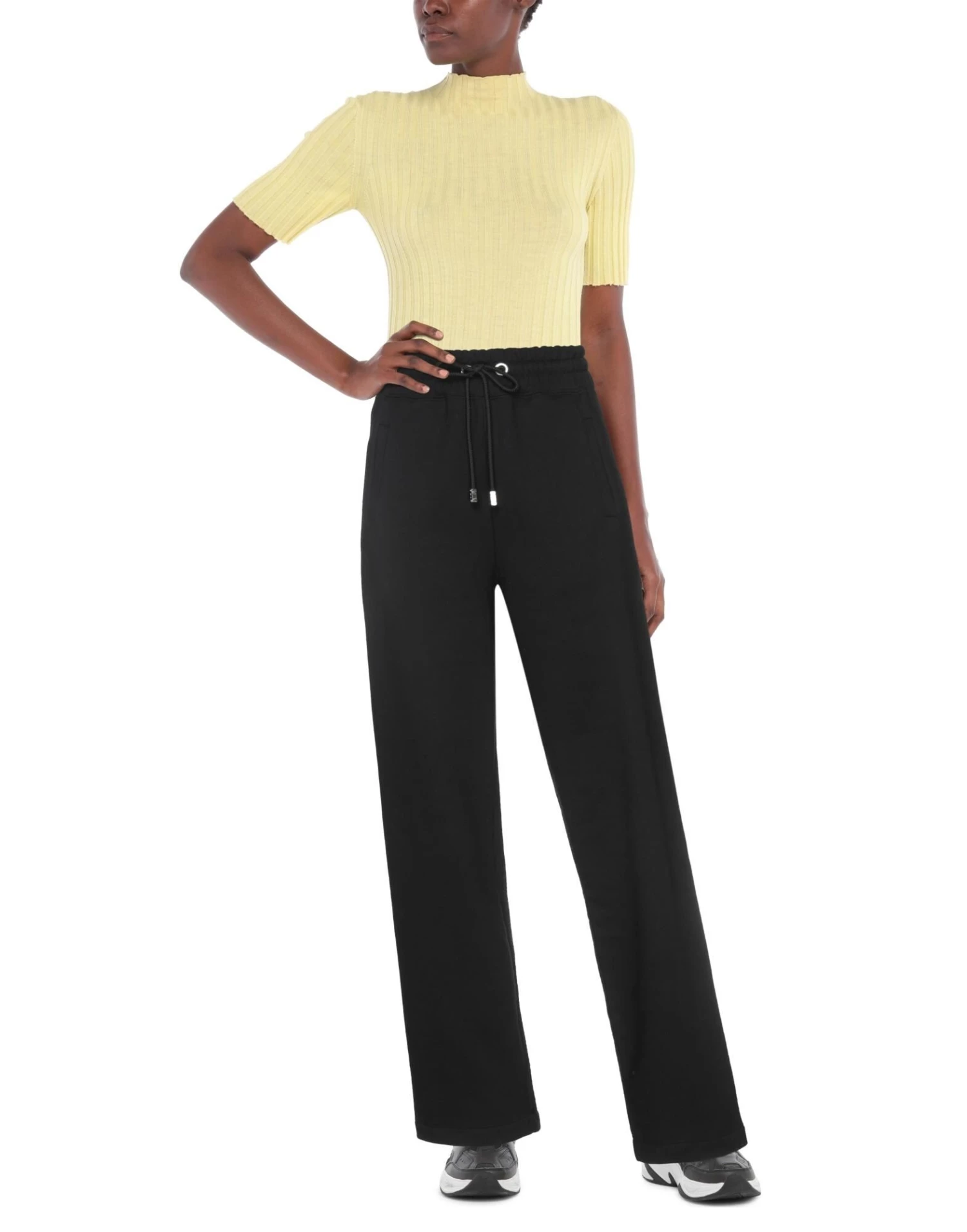 Discount - GCDS Casual Pants For Women Black 4 Discount - GCDS Casual Pants For Women Black - Image 2