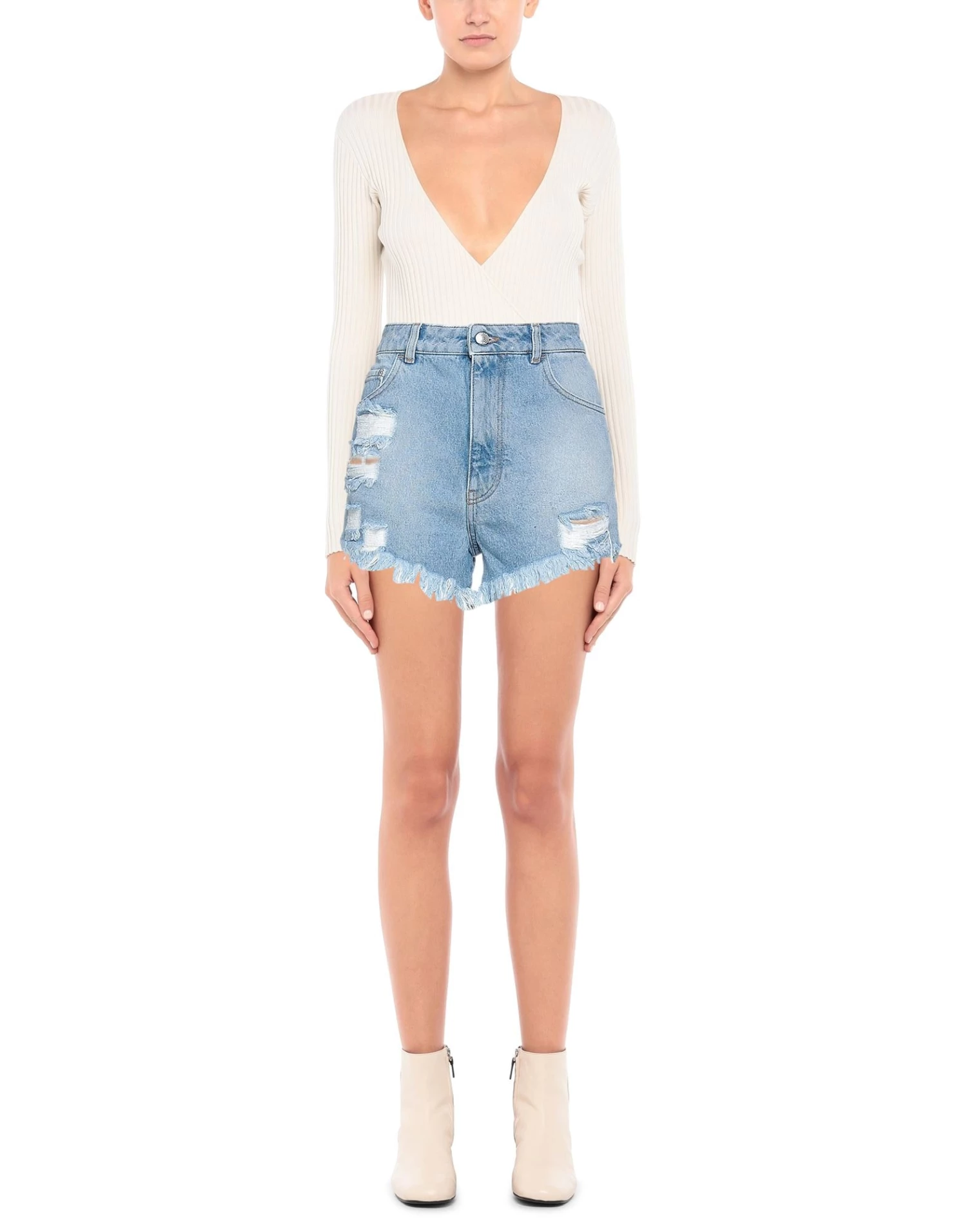 Shipping Included - GCDS Denim Shorts For Women Black 4 Shipping Included - GCDS Denim Shorts For Women Black - Image 2