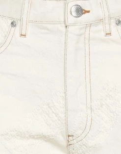 Discount - GCDS Denim Shorts For Women Ivory -GCDS Sales Shop unnamed file 965
