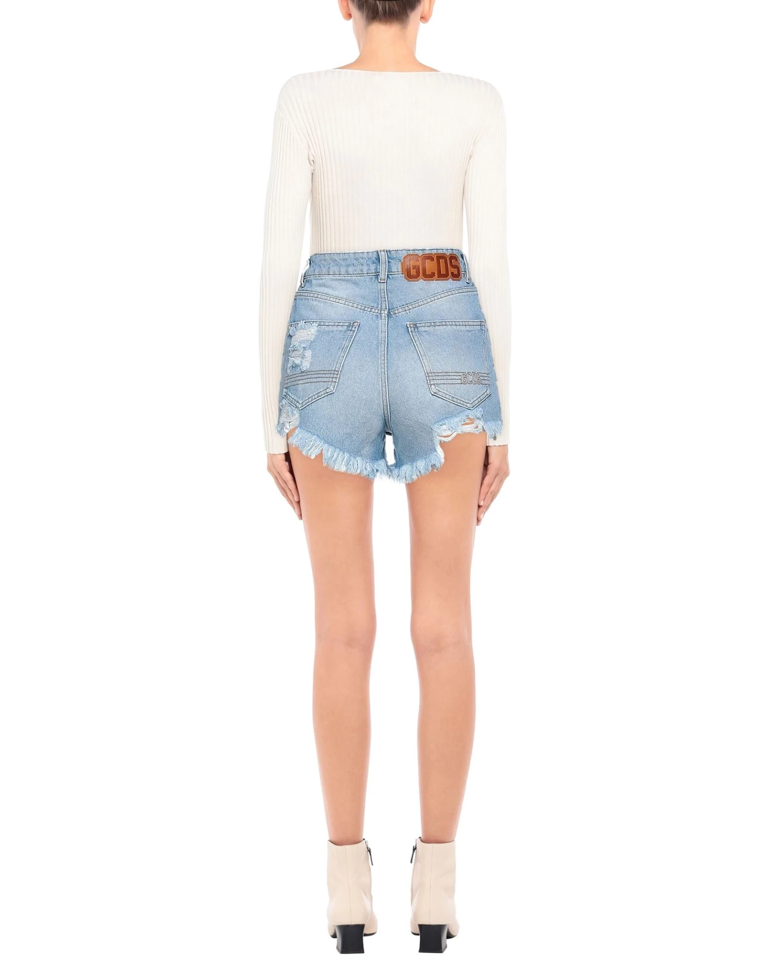 Shipping Included - GCDS Denim Shorts For Women Black 5 Shipping Included - GCDS Denim Shorts For Women Black - Image 3