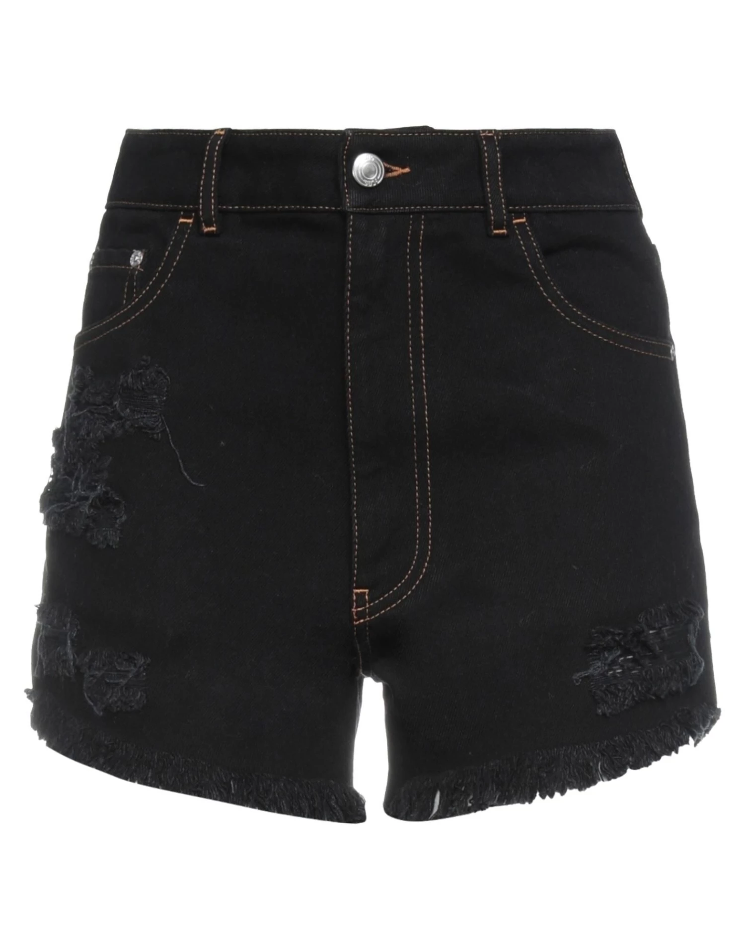 Shipping Included - GCDS Denim Shorts For Women Black 7 Shipping Included - GCDS Denim Shorts For Women Black - Image 5